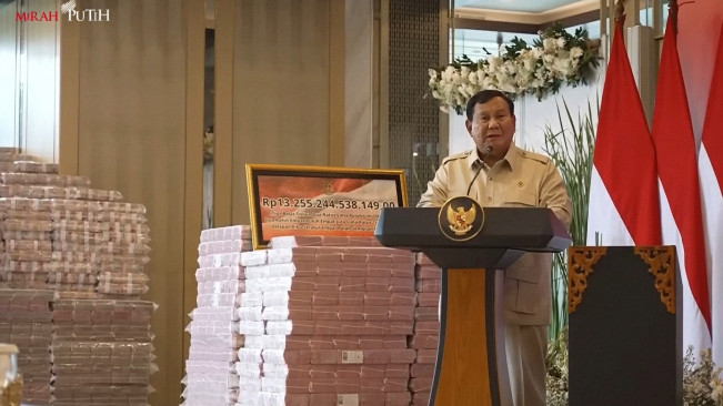 Presiden Prabowo Subianto menyoroti kasus korupsi CPO. [Youtube]